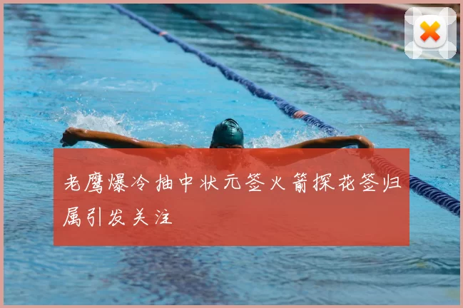 老鹰爆冷抽中状元签火箭探花签归属引发关注