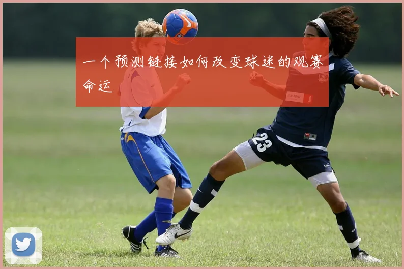 一个预测链接如何改变球迷的观赛命运