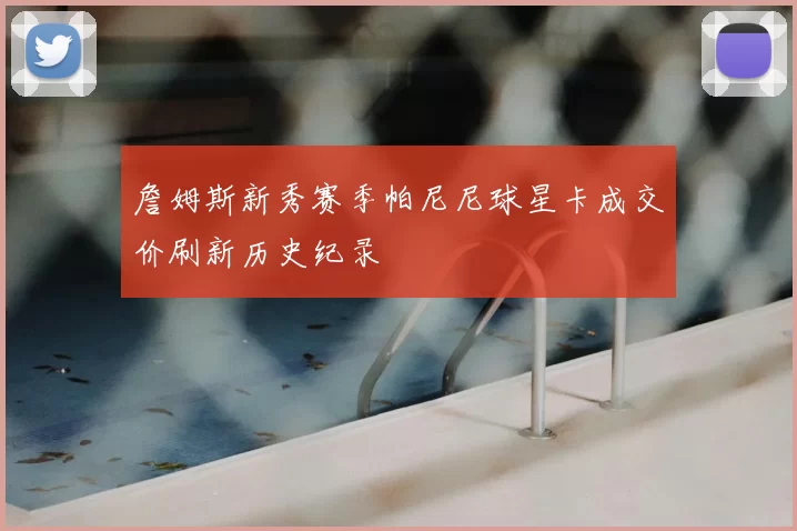 詹姆斯新秀赛季帕尼尼球星卡成交价刷新历史纪录